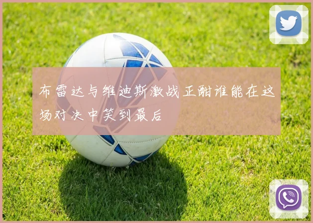 布雷达与维迪斯激战正酣谁能在这场对决中笑到最后